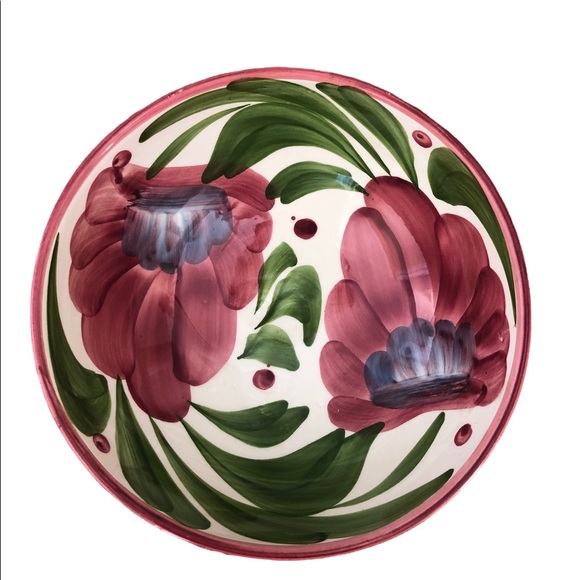Hand Painted (in Spain) Bowls. Like New. No chips or cracks. Set of two. - Picture 2 of 6